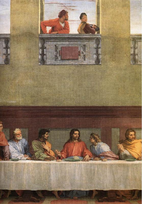 Andrea del Sarto The Last Supper (detail) fg Sweden oil painting art
